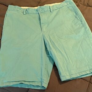 Old Navy Men's Aqua Flat Front Shorts